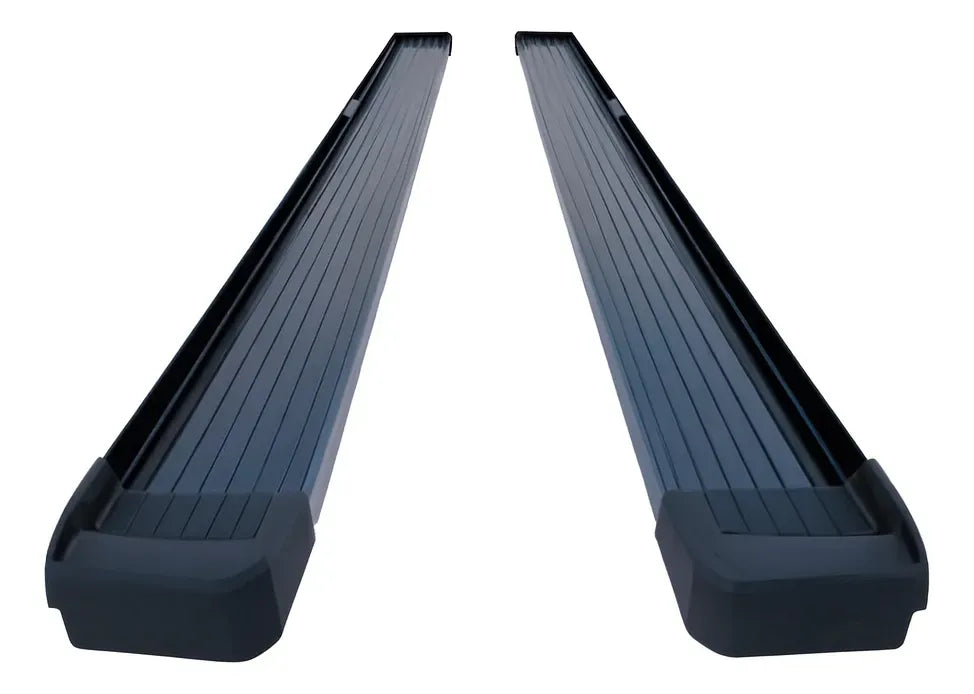 ESTRIBOS ALUMINIO IMPACTUS NEGRO CABINA DOBLE