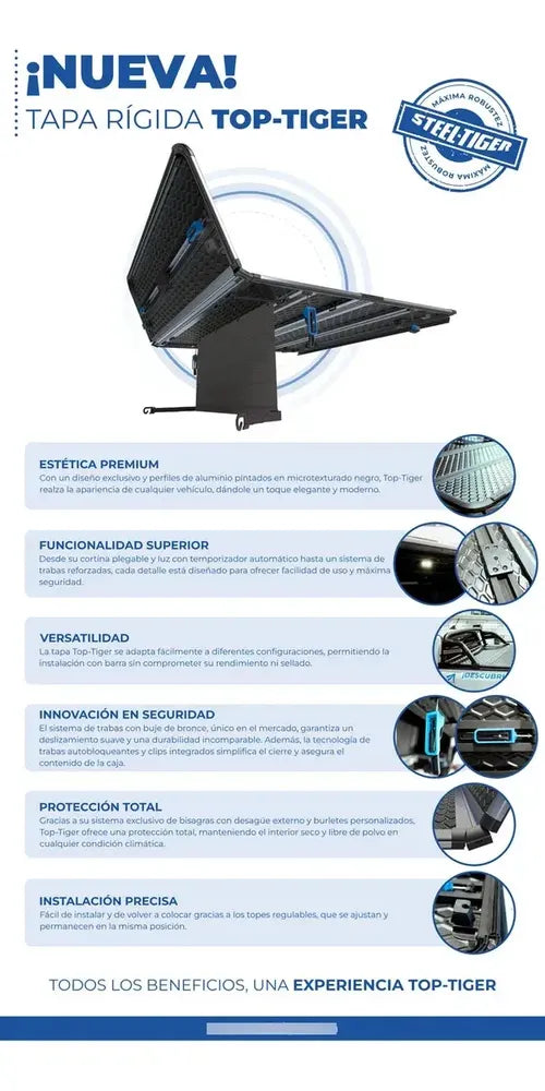 TAPA TOP TIGER CHEVROLET SILVERADO D/C