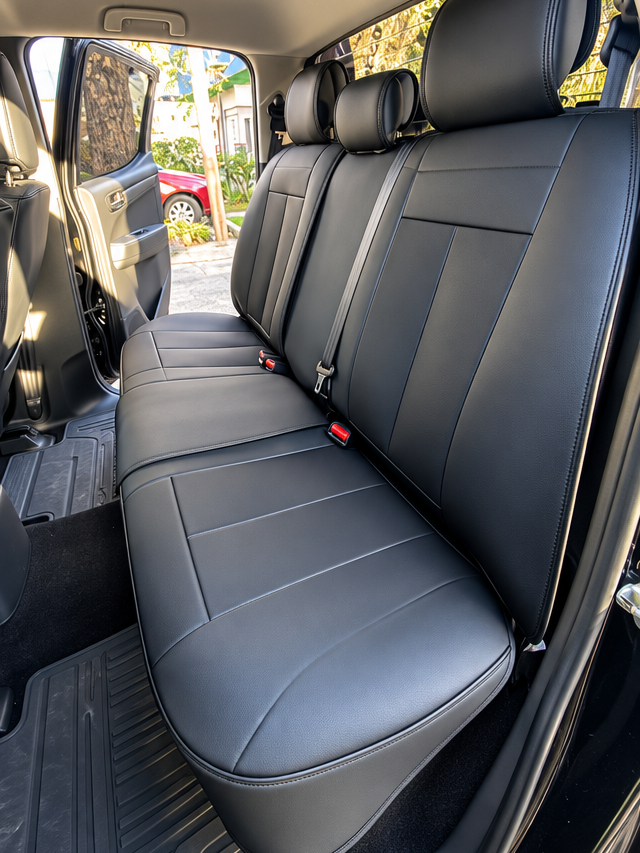 Fundas Coversax Confort instaladas - asiento trasero completo