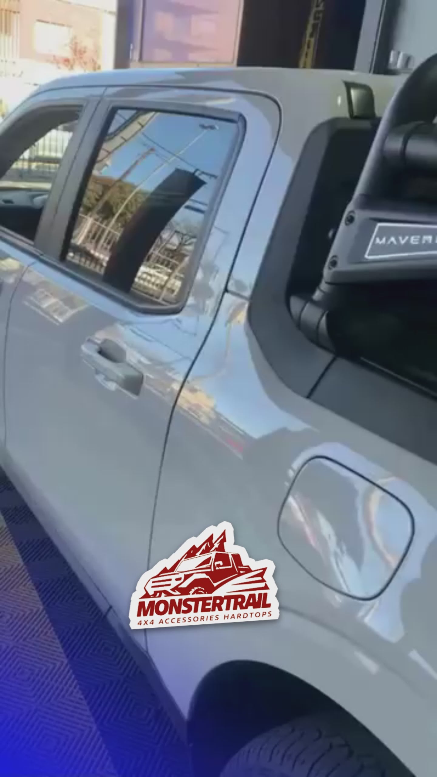 Tapa retráctil Kraken instalada en Ford Maverick