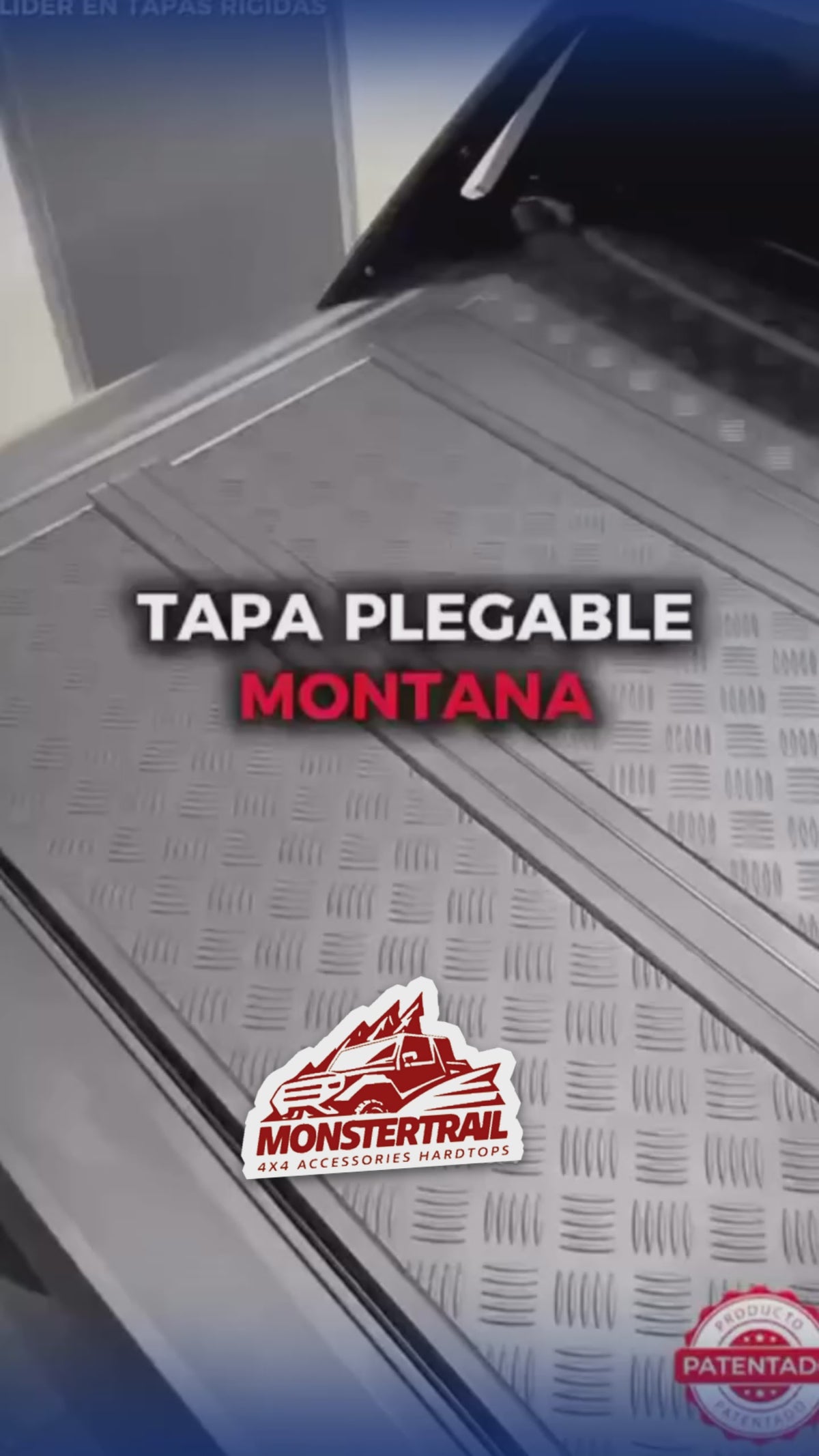 Tapa plegable Kraken en Chevrolet Montana 2025
