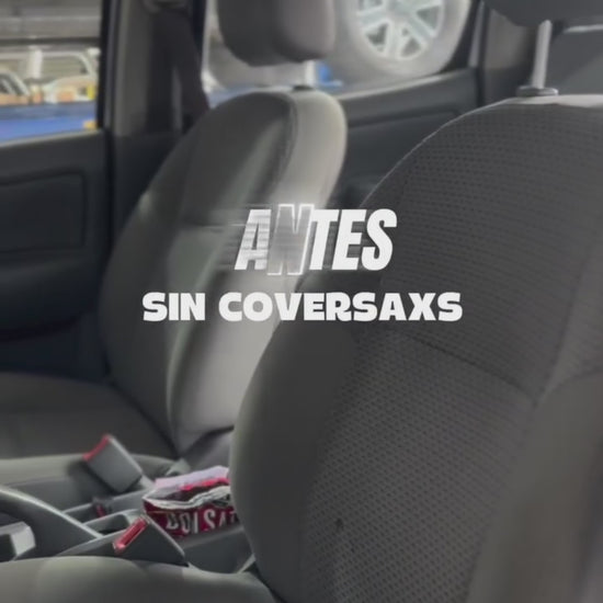 Fundas Coversax línea Confort: antes y después (en el video, color beige)