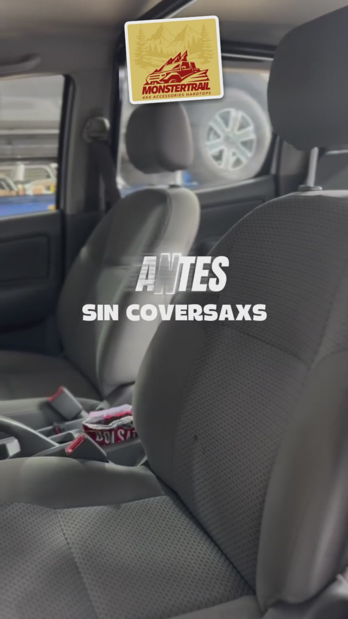 Fundas Coversax línea Confort: antes y después (en el video, color beige)