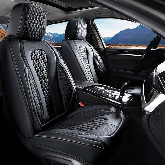 FUNDAS DE ASIENTOS COVERSAX LÍNEA LUXURY NEGRO